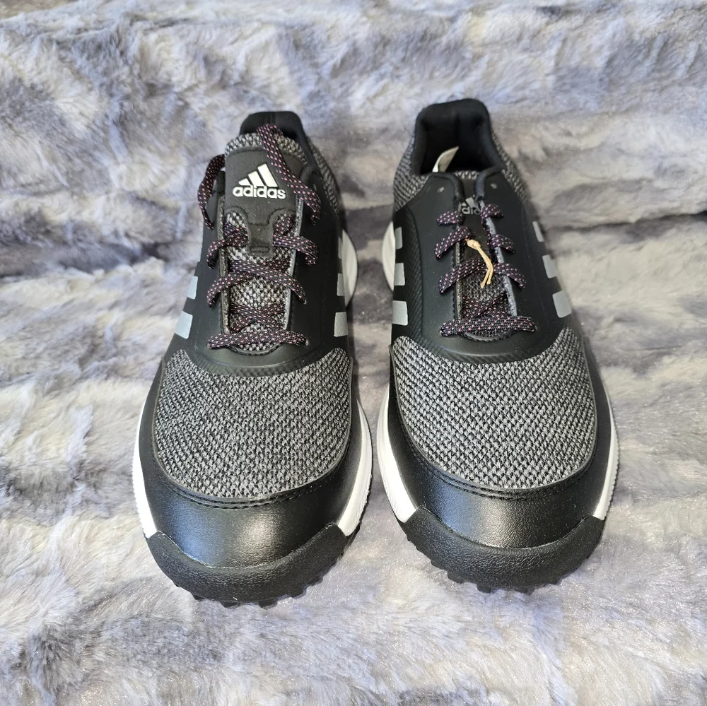 NWB adidas Golf Women's Tech Response‎ 2.0 Shoe Core Black/Silver Metallic/Grey